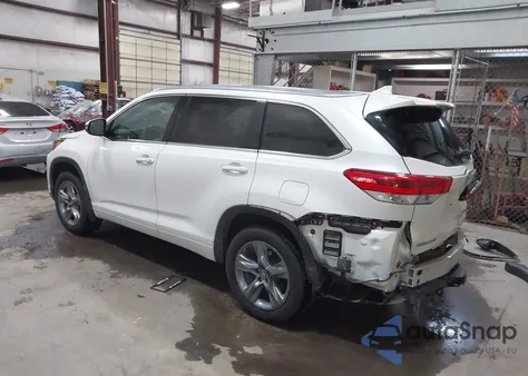 2019 Toyota Highlander Limited Platinum z USA, uszkodzony, nr VIN 5TDDZRFH4KS925373